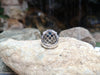 SJ1866 - Blue Sapphire with Diamond Ring Set in 18 Karat White Gold Settings