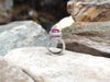 SJ1846 - GIA Certified Unheated 5cts Spinel with Diamond Ring Set in 18 Karat White Gold
