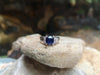 SJ1810 - Certified Royal Blue Sapphire with Diamond Ring Set in Platinum 950 Settings