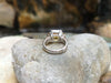 SJ1867 - Yellow Sapphire Ring Set in Platinum 950 Settings