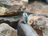 SJ2096 - Emerald with Diamond Ring Set in 18 Karat White Gold Settings