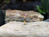 SJ1379 - Ruby with Diamond Ring Set in 18 Karat Gold Settings
