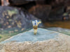 SJ1846 - Blue Sapphire with Diamond Ring Set in 18 Karat Gold Settings