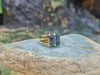 SJ1808 - Blue Sapphire with Diamond Ring Set in 18 Karat Gold Settings
