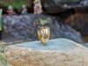 SJ1808 - Blue Sapphire with Diamond Ring Set in 18 Karat Gold Settings