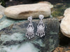 SJ1506 - Diamond 1.59 Carats Earrings Set in 18 Karat White Gold Settings