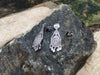 SJ1506 - Diamond 1.59 Carats Earrings Set in 18 Karat White Gold Settings
