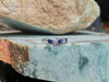 SJ1927 - Blue Sapphire with Diamond Ring Set in 18 Karat White Gold Settings