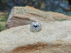 SJ1809 - Heart Shape Blue Sapphire with Diamond Ring Set in 18 Karat White Gold Settings