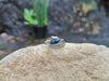 SJ6041 - Blue Sapphire Ring Set in 18 Karat White Gold Settings