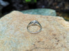 SJ1432 - Blue Sapphire 0.94 Carat with Diamond 0.18 Carat Ring Set in 18 Karat White Gold