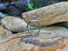 SJ1952 - Blue Sapphire with Diamond Ring Set in 18 Karat White Gold Settings