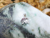 SJ1786 - Ruby with Diamond Elephant Pendant Set in 18 Karat White Gold Settings