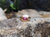 SJ1787 - Star Ruby Ring Set in 18 Karat Rose Gold Settings