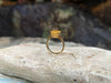 SJ1973 - Facetted Opal Ring Set in 18 Karat Gold Settings