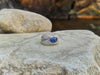 SJ1591 - Blue Sapphire with Diamond Ring Set in 18 Karat White Gold Settings