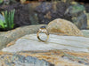 SJ1386 - Blue Sapphire with Diamond Ring Set in 18 Karat Gold Settings