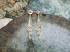 SJ1507 - Emerald with Diamond Earrings Set in 18 Karat Gold Settings