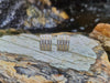 SJ6152 - White Sapphire Earrings Set in 18 Karat Gold Settings