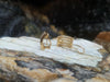 SJ6152 - White Sapphire Earrings Set in 18 Karat Gold Settings