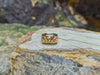 SJ2172 - Blue Sapphire with Ruby and Diamond Elephant Ring Set in 18 Karat Gold Settings