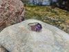SJ1986 - Amethyst with Pink Sapphire Ring Set in 18 K White Gold