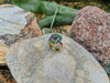 SJ6031 - Blue Sapphire & Tsavorite Garnet Ring 18k Gold by Kavant & Sharart