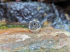 SJ1446 - Blue Sapphire with Diamond Ring Set in 18 Karat White Gold Settings