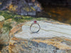 SJ1437 - Ruby with Diamond Ring Set in 18 Karat White Gold Settings