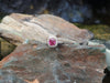 SJ1454 - Pink Sapphire with Diamond Ring Set in 18 Karat Rose Gold Settings