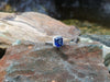 SJ1406 - GRS Certified 5 Cts Ceylon Blue Sapphire with Diamond Ring in Platinum 950