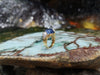 SJ1408 - Blue Sapphire with Diamond Ring Set in 18 Karat Gold Settings