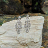 SJ1586 - Diamond Earrings Set in 18 Karat White Gold Settings