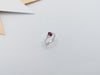 JR0447R - Ruby & Diamond Ring Set in 18 Karat White Gold Setting