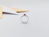 JR0447R - Ruby & Diamond Ring Set in 18 Karat White Gold Setting