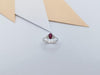 JR0447R - Ruby & Diamond Ring Set in 18 Karat White Gold Setting