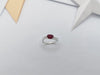 JR0374R - Ruby & Diamond Ring Set in 18 Karat White Gold Setting