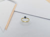 JR0460R - Blue Sapphire & Diamond Ring Set in 18 Karat Gold Setting