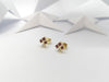 JE0398R - Ruby & Diamond Earrings Set in 18 Karat Gold Setting