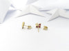 JE0398R - Ruby & Diamond Earrings Set in 18 Karat Gold Setting