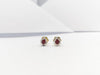 JE0482S - Ruby & Diamond Earrings Set in 18 Karat Gold Setting