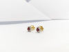 JE0482S - Ruby & Diamond Earrings Set in 18 Karat Gold Setting