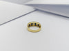 SJ1346 - Blue Sapphire with Diamond Ring Set in 18 Karat Gold Settings