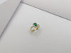 SJ1211 - Emerald with Diamond Ring Set in 18 Karat Gold Settings