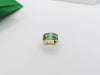 SJ1346 - Emerald with Diamond Ring Set in 18 Karat Gold Settings