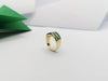 SJ1346 - Emerald with Diamond Ring Set in 18 Karat Gold Settings