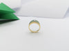 SJ1346 - Emerald with Diamond Ring Set in 18 Karat Gold Settings