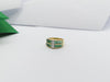 SJ1346 - Emerald with Diamond Ring Set in 18 Karat Gold Settings
