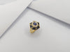 JR0214P - Blue Sapphire & Diamond Ring Set in 18 Karat Gold Setting