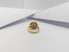 JR0214P - Blue Sapphire & Diamond Ring Set in 18 Karat Gold Setting